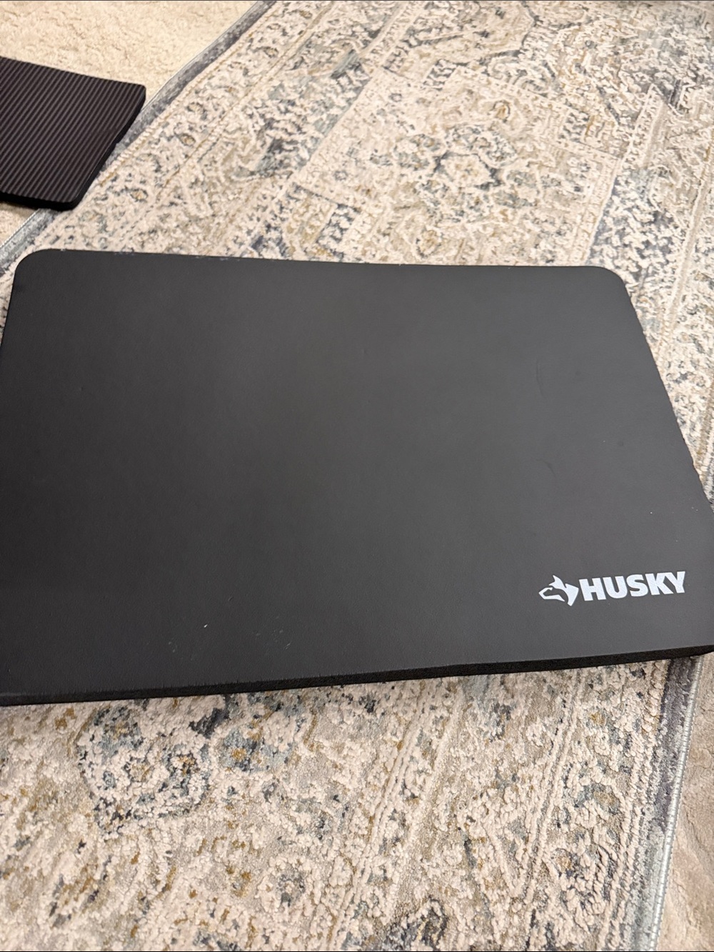 Husky Black kneeling pad Mat - Durable/extra cushion Mat